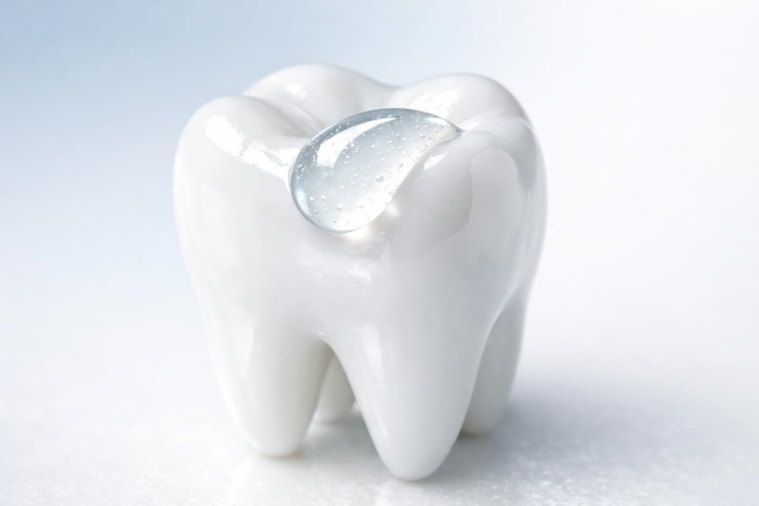 Mécanisme de l'éclaircissement dentaire : le gel agit sur l'émail et la dentine